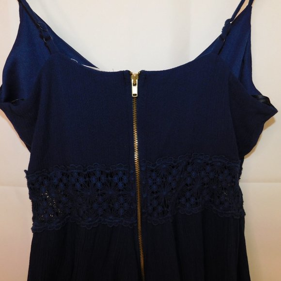 Altar'd State Romper Size Small Crochet Detail Around Waist - Picture 7 of 12